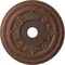 Ekena Millwork Baltimore PVC Medallion (Canopies up to 7 3/4"), 22"OD x 3 1/2"ID x 1"P, Metallic Rust CMP22BADRU - alternate 1